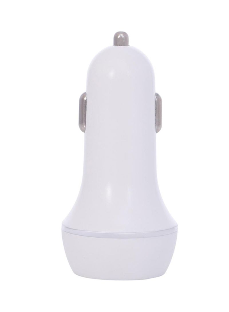 Wopow Dual USB Car Charger White - Image 1