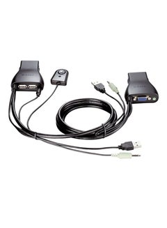 D-Link 2-Port USB KVM Switch Black  - Image 1