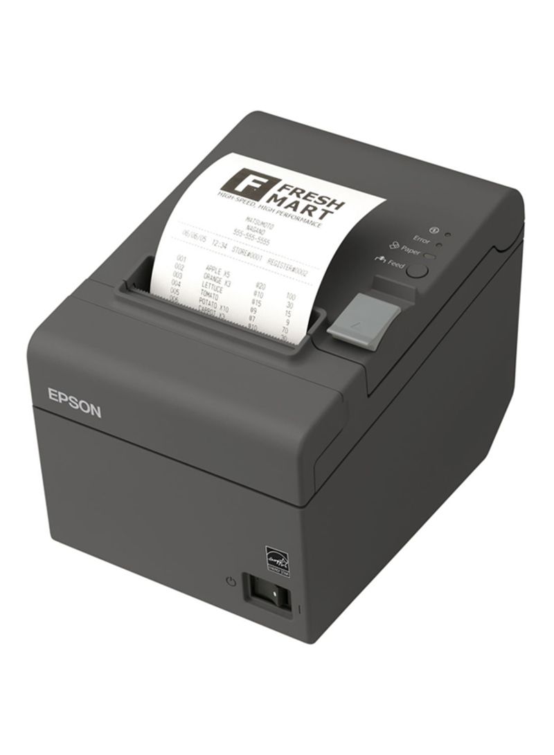 EPSON - TM-T82II  Network Receipt Printer Black - Image 1