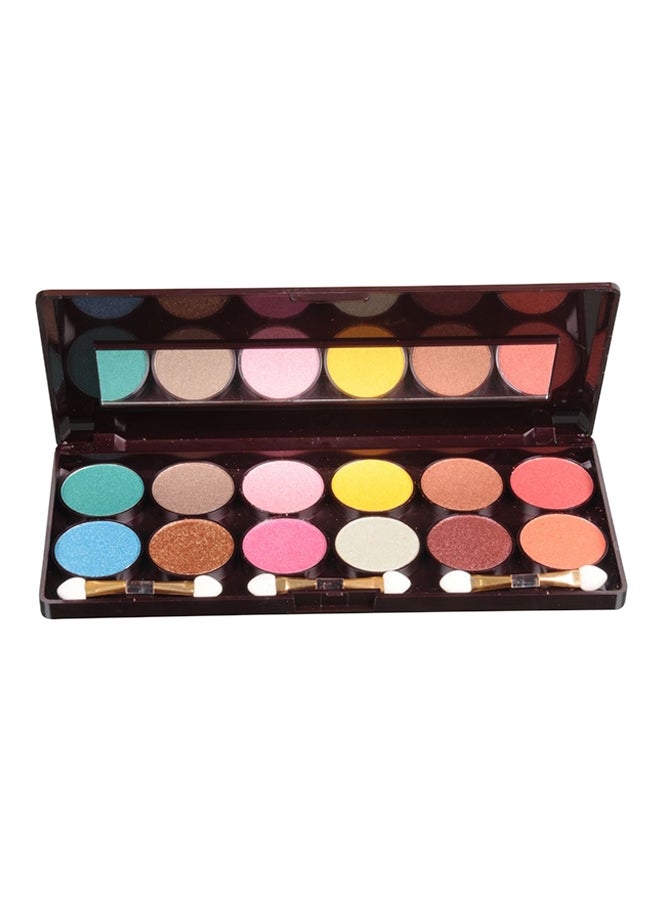 Max Touch Velvet Eye Shadow Kit Multicolour