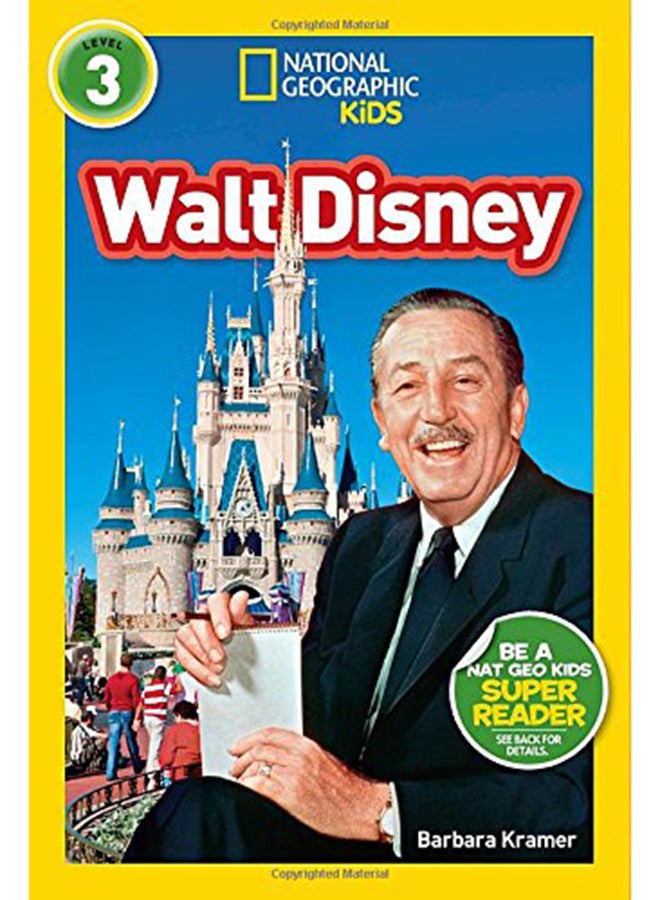 Walt Disney: National Geographic Kids Readers Paperback English by Barbara Kramer - 43083  - Image 1