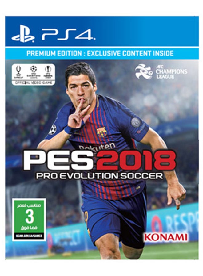 Pro Evolution Soccer 2018 - English/Arabic - (KSA Version) - sports - playstation_4_ps4 - v1519381388/N13412008A_1