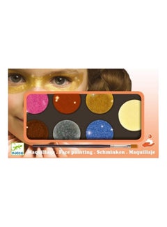 DJECO 6 Colours Metallic Face Paints Palette multicolour 