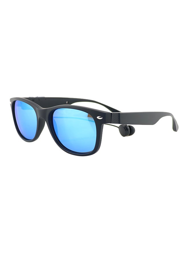 Generic Polarized Rectangular Frame Sunglasses With Bluetooth Headset  - Image 1