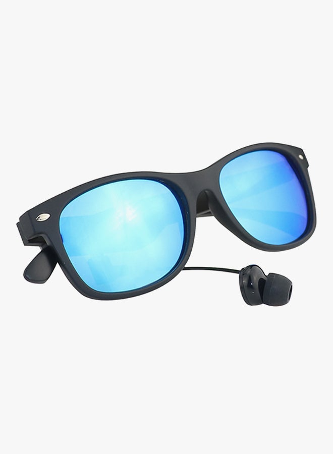 Generic Polarized Rectangular Frame Sunglasses With Bluetooth Headset  - Image 3