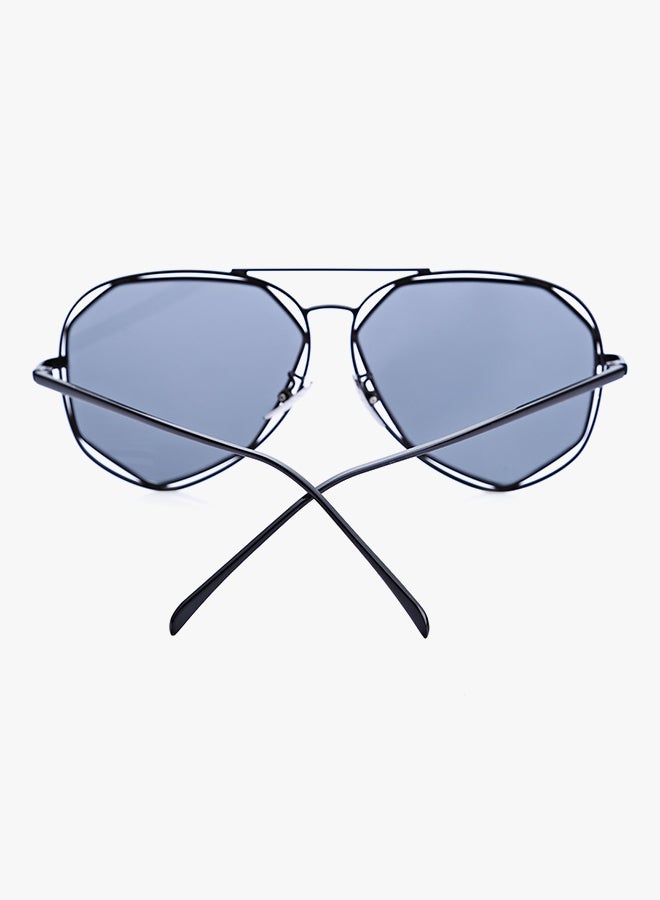 Women's Full Rim Aviator Sunglasses - Lens Size: 52 mm - Image 5