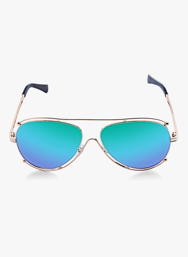 Women's Full Rim Oversized Sunglasses - Lens Size: 60 mm - Image 2