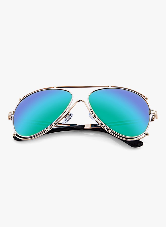 Women's Full Rim Oversized Sunglasses - Lens Size: 60 mm - Image 3