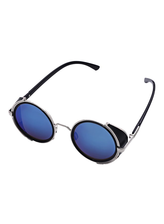 Men's Steampunk Round Metal Frame Sunglasses - Lens Size: 54 mm - Image 1