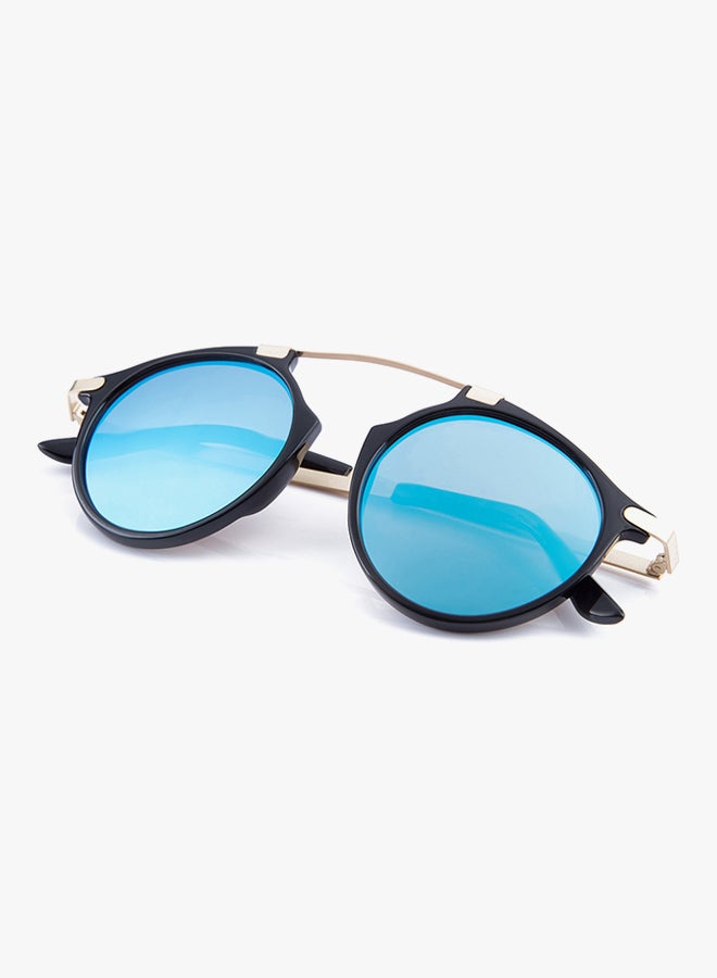 Full Rim Round Frame Sunglasses - Lens Size: 47 mm - Image 4