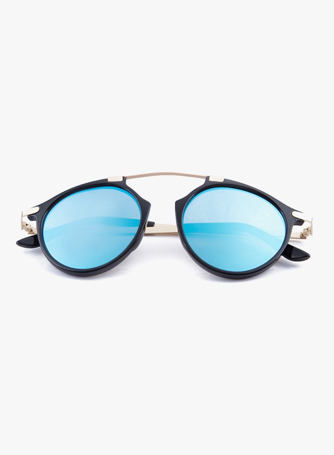 Full Rim Round Frame Sunglasses - Lens Size: 47 mm - Image 3