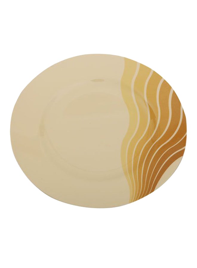 Royalford - Radiant Thai Dinner Plate Beige/Brown 8inch - Image 1