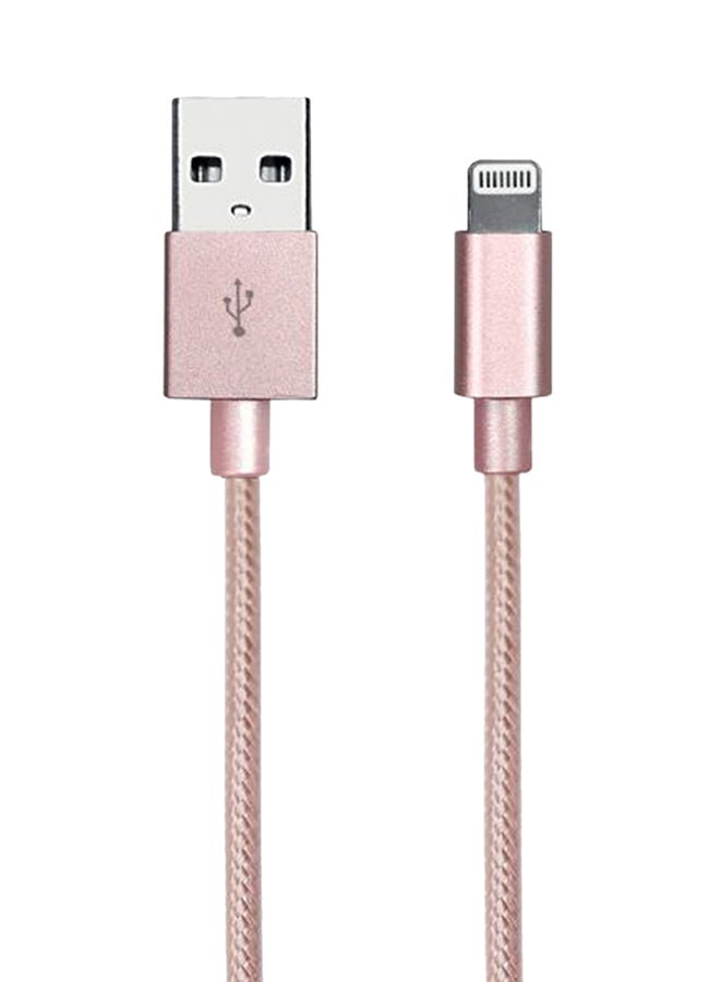 اس بي اس كابل جولد كولكشن لايتنج إلى USB ذهبي وردي  - Image 1