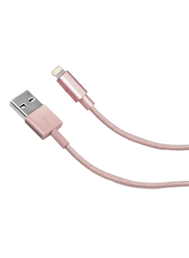 اس بي اس كابل جولد كولكشن لايتنج إلى USB ذهبي وردي  - Image 2