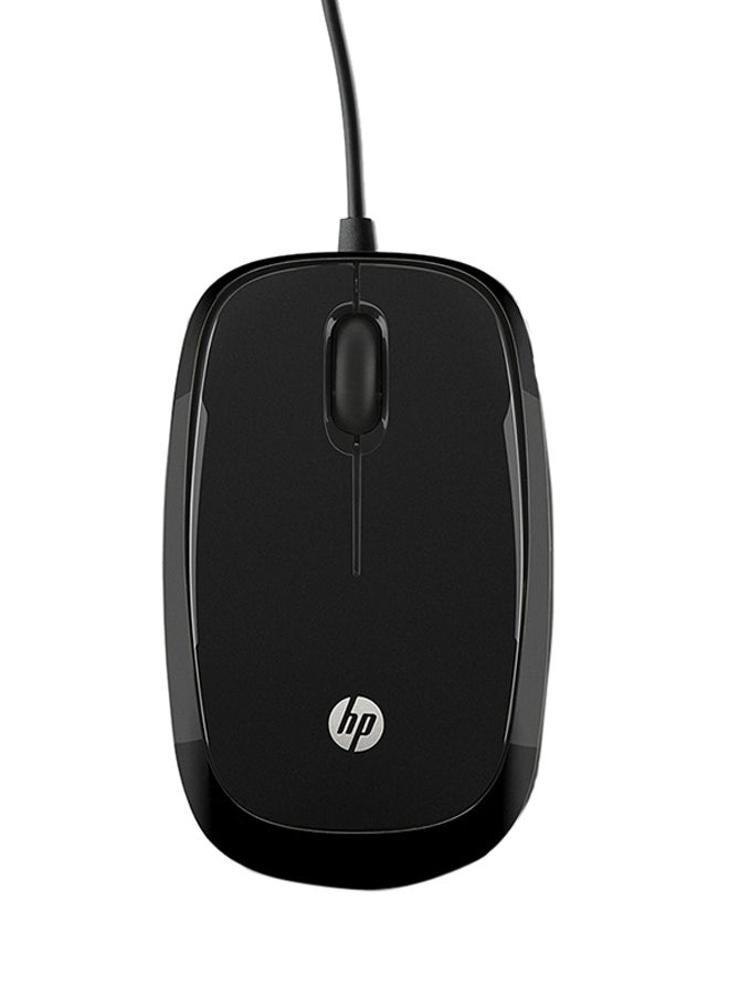 HP - X500 Wired Optical Sensor Mouse Black - Image 1