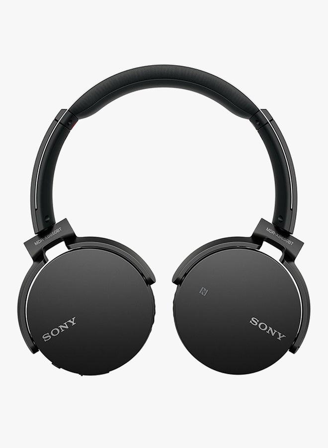 سوني سماعة رأس توضع على الرأس بتقنية إكسترا باس أسود - Image 2