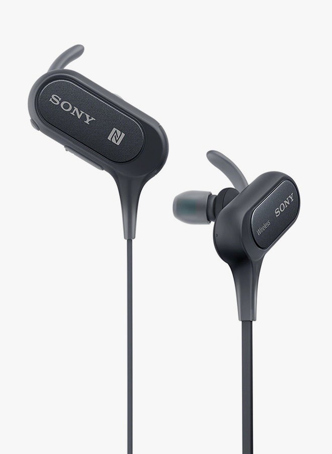 Sony - Extra Bass Sports In-Ear Bluetooth Earphone Black - Image 1
