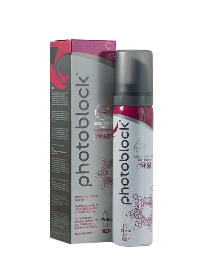 Derma Photoblock Sunscreen Foam 75ml