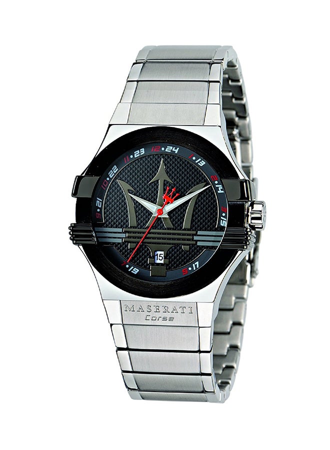 مازيراتي ساعة يد بعقارب مقاومة للماء طراز R8853108001 للرجال - Image 1