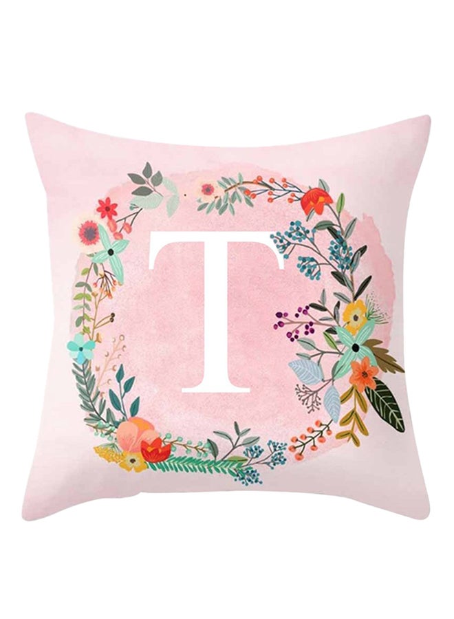 بلولانز غطاء وسادة زينة بنمط أحرف وردي 45x45Ø³Ù†ØªÙŠÙ…ØªØ±