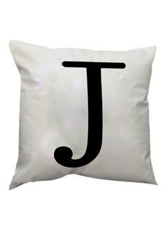 Bluelans LED Light Up Letter Print Throw Pillow Cover White 45x45cm 