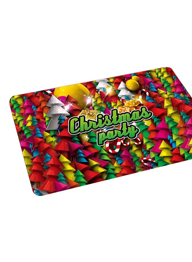 Bluelans Style Santa Claus Non-Slip Doormat Multicolour 40x60cm 