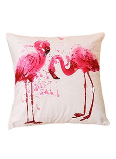 Bluelans Flamingo Print Throw Pillow Cover Multicolor 45x45centimeter 