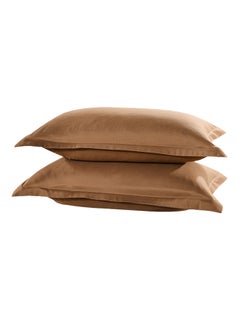 Bluelans 2-Piece Rectangle Throw Pillow Covers Brown 48x74cm 