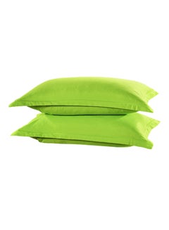 Bluelans 2-Piece Rectangle Throw Pillow Covers Green 48x74cm 