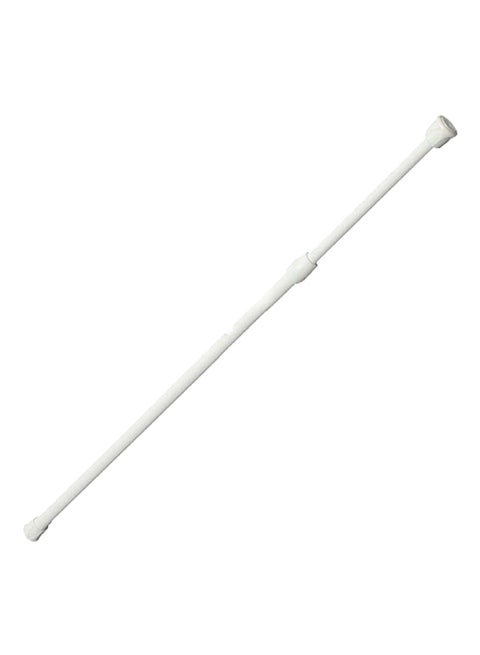 Extendable Window Shower Hanging Curtain Rod White 60-110cm