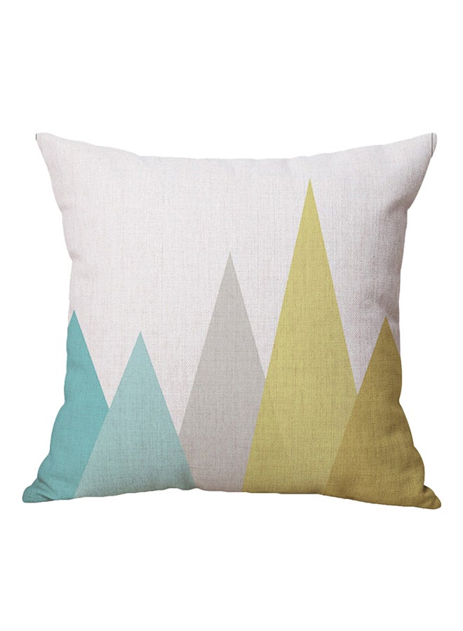 بلولانز غطاء وسادة زينة بتصميم عصري أبيض/أزرق/أصفر 45x45Ø³Ù†ØªÙŠÙ…ØªØ±