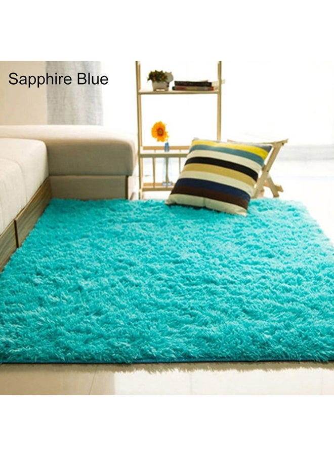 Bluelans Anti-Skid Soft Area Rug Sapphire Blue 40x60cm 