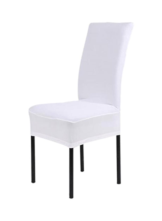 Stretch Banquet Chair Cover White/Black
