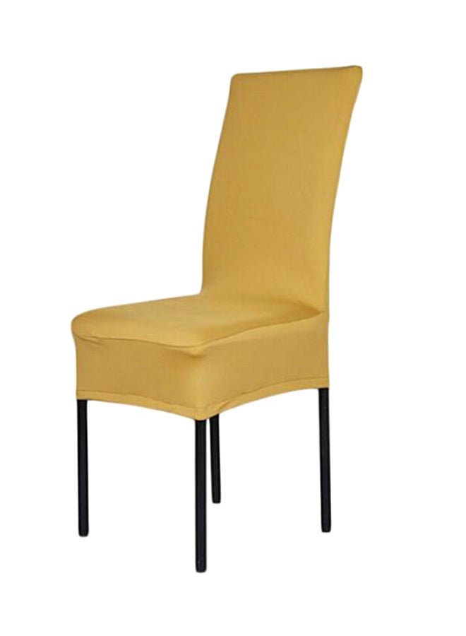 بلولانز غطاء مطاط لكرسي الولائم ذهبي/ أسود