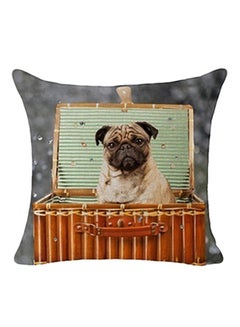 Bluelans Linen Decorative Throw Pillow Cover Multicolour 45x45centimeter 