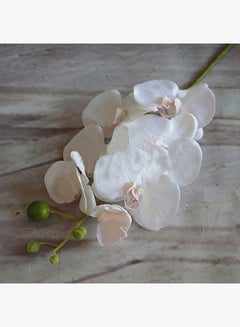Bluelans Single Piece Artificial Butterfly Orchid Flower White/Green 80centimeter  - Image 2