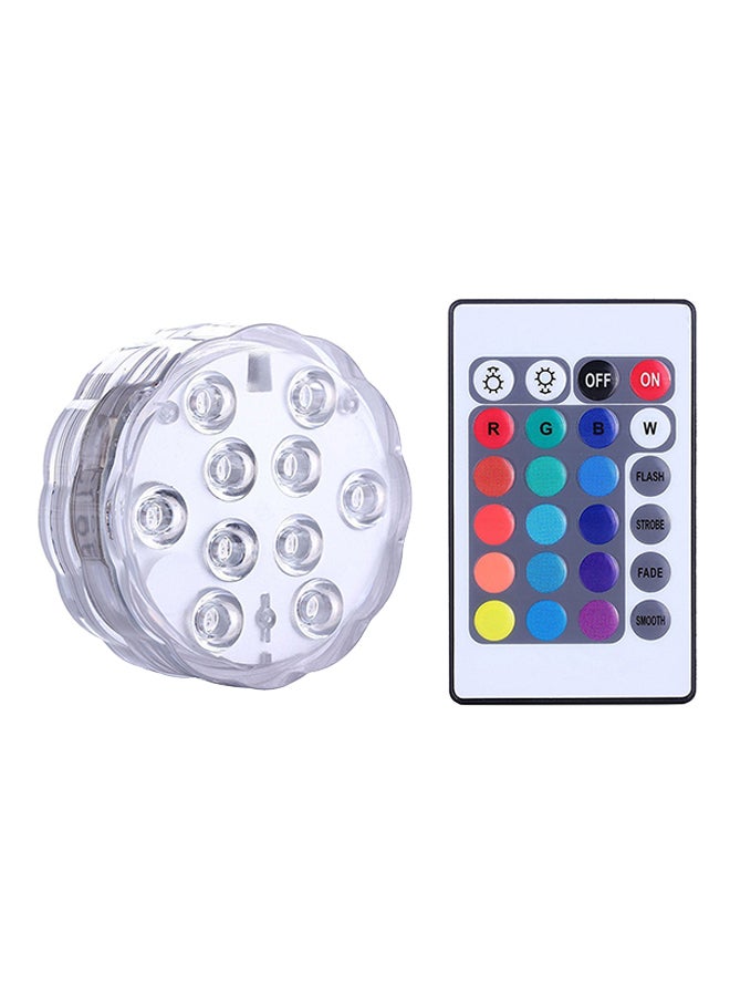 بلولانز مصباح يعمل بجهاز التحكم عن بعد قابل للغمر لحوض السمك مكون من 10 قطع متعدد الألوان - Image 1