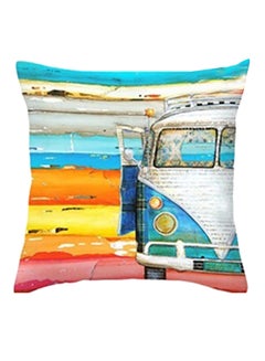 Bluelans Boho Geometric Beach Painting Pillow Cover Multicolour 45x45centimeter 