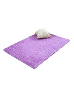 Bluelans Slip-Resistant Polypropylene Shaggy Doormat Purple 60x120cm 