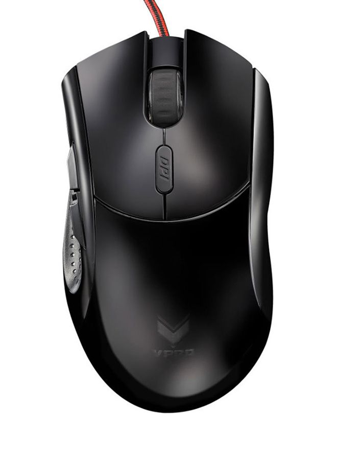 Rapoo V12 Wired Optical Gaming Mouse Black