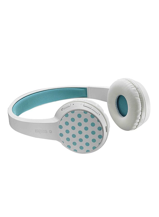 رابو سماعة بلوتوث ذات أشكال متعددة توضع على الأذن أبيض/أزرق - Image 3