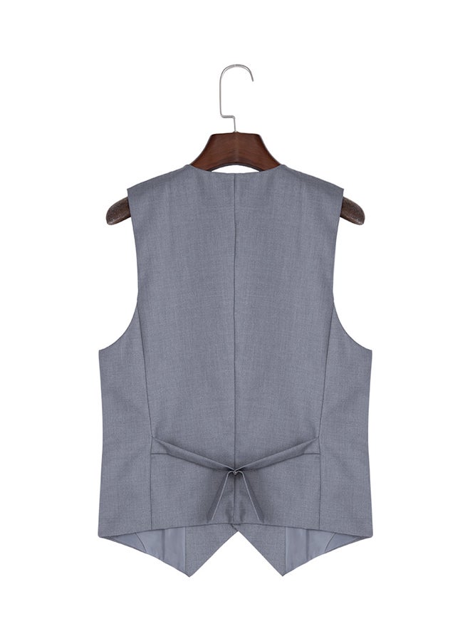 V Neck Waistcoat Grey - v1519563906/N13397363V_2