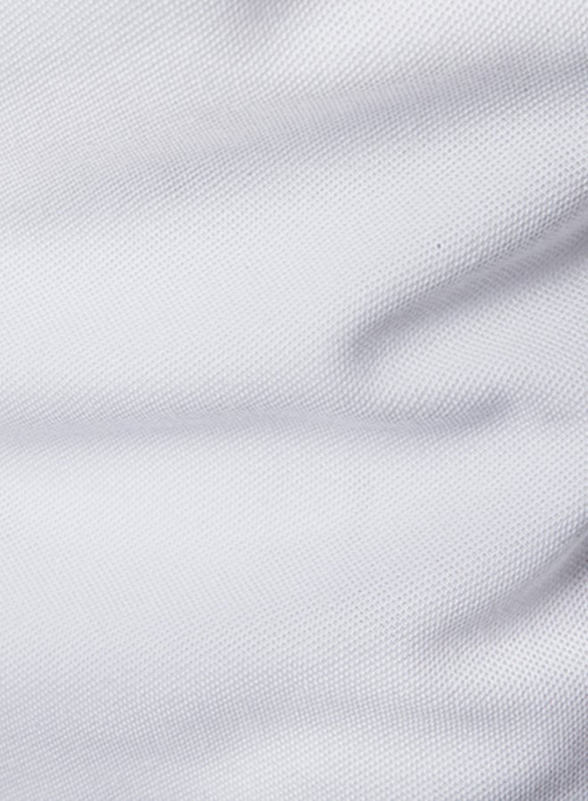 Striped Short Sleeve Polo White  - Image 5