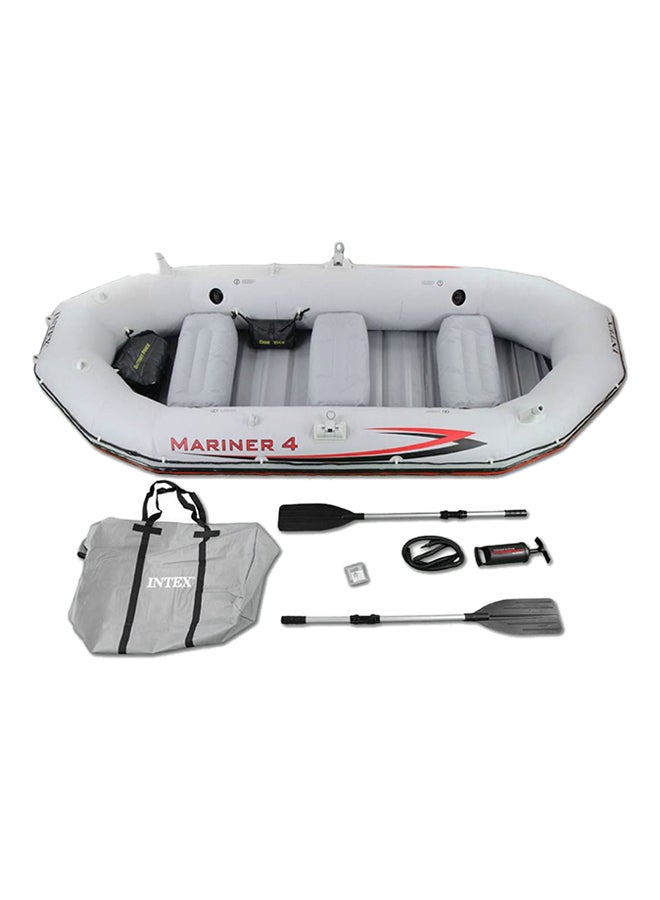 INTEX Inflatable Mariner 4 Pro Boat Set  - Image 1