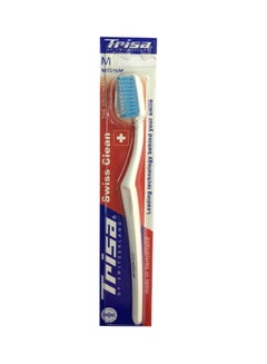 TRISA Swiss Clean Toothbrush White M 