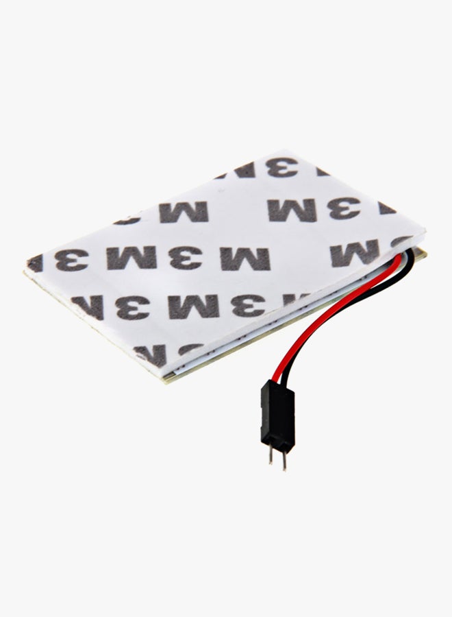 Generic - LED Light With T10 And Double Point Plug White/Yellow - Image 1