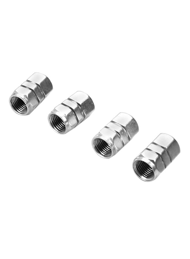 Generic 4-Piece Dust Proof Car Tyre Valve Stem Cap  - Image 1