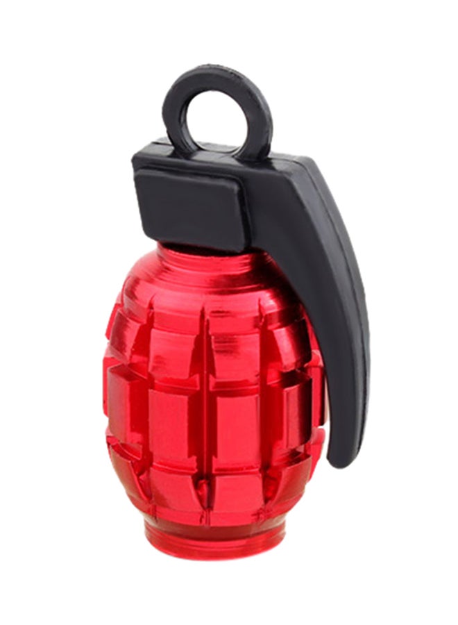 Generic 4-Piece Grenade Style Car Tire Valve Cap 