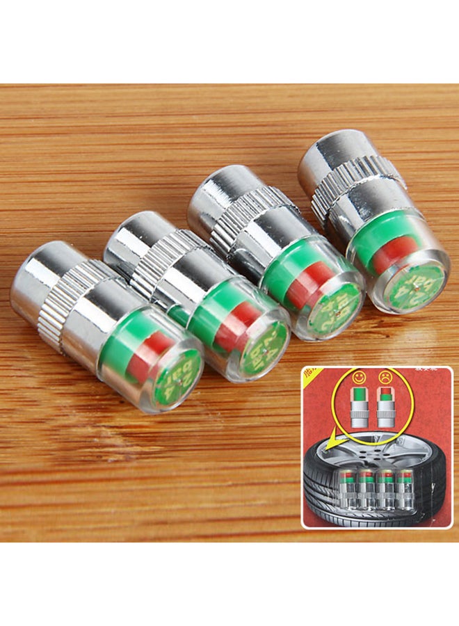Generic 4-Piece Tyre Pressure Monitoring System Valve Cap  - Image 1