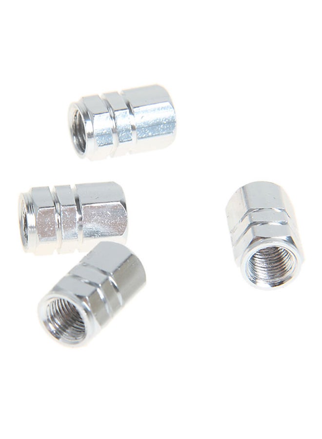 Generic - 4-Piece Car Tyre Valve Stem Cap - Image 1
